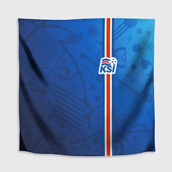 Скатерть для стола Сборная Исландии по футболу, цвет: 3D-принт
