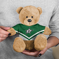 Игрушка-медвежонок NHL: Dallas Stars цвета 3D-коричневый — фото 2