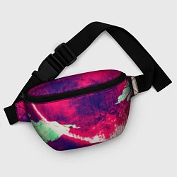 Поясная сумка Брызги красок, цвет: 3D-принт — фото 2