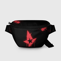 Поясная сумка Astralis: Black collection, цвет: 3D-принт