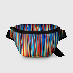 Поясная сумка Colored stripes, цвет: 3D-принт