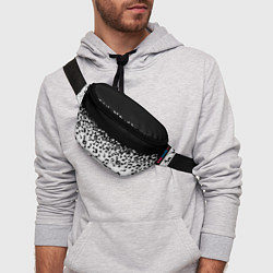 Поясная сумка Поглощение музыкой, цвет: 3D-принт — фото 2