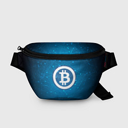 Поясная сумка Bitcoin Blue