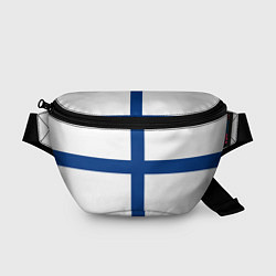 Поясная сумка Флаг Финляндии, цвет: 3D-принт