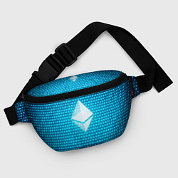 Поясная сумка Blue Ethereum, цвет: 3D-принт — фото 2