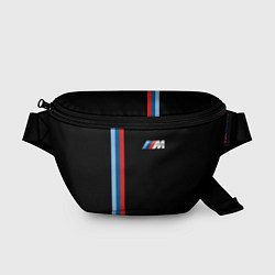 Поясная сумка BMW BLACK COLLECTION БМВ, цвет: 3D-принт