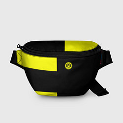 Поясная сумка BVB FC: Black style, цвет: 3D-принт