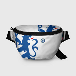 Поясная сумка FC Chelsea: White Lion, цвет: 3D-принт