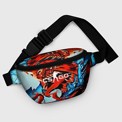 Поясная сумка CS:GO Beast Rage, цвет: 3D-принт — фото 2