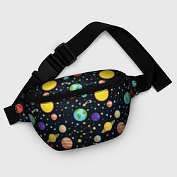 Поясная сумка Солнечная система, цвет: 3D-принт — фото 2