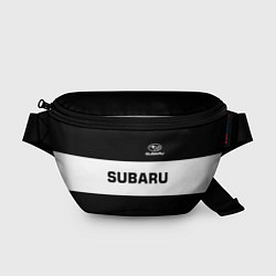 Поясная сумка Subaru: Black Sport, цвет: 3D-принт