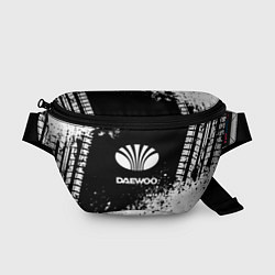 Поясная сумка Daewoo: Black Spray, цвет: 3D-принт