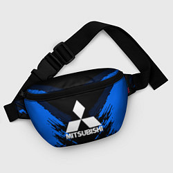 Поясная сумка Mitsubishi: Blue Anger, цвет: 3D-принт — фото 2