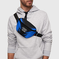 Поясная сумка Audi: Blue Anger, цвет: 3D-принт — фото 2