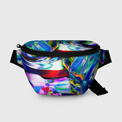 Поясная сумка Фантастическая палитра, цвет: 3D-принт