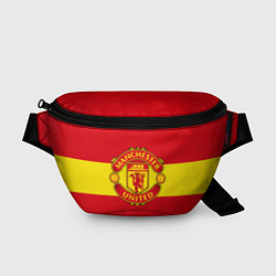 Поясная сумка FC Man United: Red Style, цвет: 3D-принт