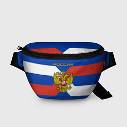 Поясная сумка Спортивная Россия, цвет: 3D-принт