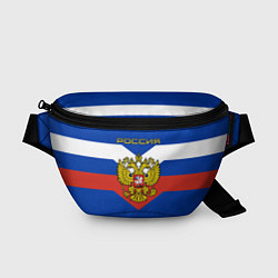 Поясная сумка Россия: Триколор, цвет: 3D-принт