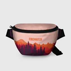 Поясная сумка Firewatch: Orange Style, цвет: 3D-принт