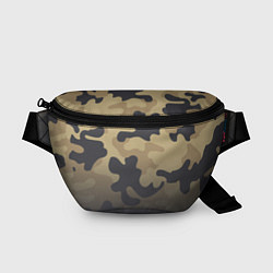 Поясная сумка Camouflage Khaki, цвет: 3D-принт