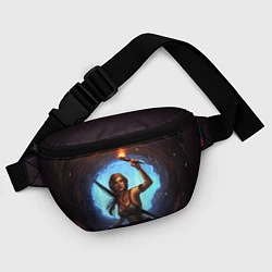 Поясная сумка Tomb Raider: Cave, цвет: 3D-принт — фото 2
