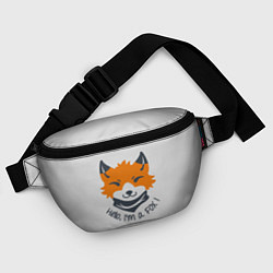 Поясная сумка Hello Fox, цвет: 3D-принт — фото 2