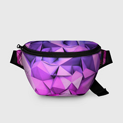 Поясная сумка ABSTRACTION SHAPE, цвет: 3D-принт