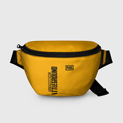 Поясная сумка PUBG: Yellow Fashion, цвет: 3D-принт
