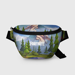 Поясная сумка Fortnite: Forest View, цвет: 3D-принт