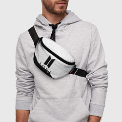 Поясная сумка BTS: Black Stars, цвет: 3D-принт — фото 2