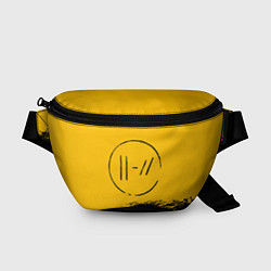 Поясная сумка 21 Pilots: Yellow Logo, цвет: 3D-принт