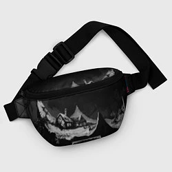 Поясная сумка Stranger Things: Black Hut, цвет: 3D-принт — фото 2