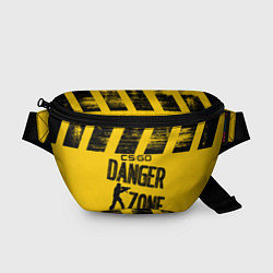 Поясная сумка Counter-Strike: Danger Zone, цвет: 3D-принт