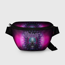 Поясная сумка Slipknot: Neon Skull, цвет: 3D-принт