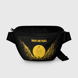 Поясная сумка Twenty One Pilots: Yellow Moon, цвет: 3D-принт