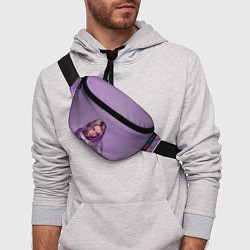Поясная сумка Billie Eilish: Violet Fashion, цвет: 3D-принт — фото 2