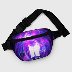 Поясная сумка BTS: Violet Neon, цвет: 3D-принт — фото 2