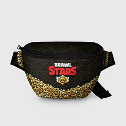 Поясная сумка Brawl Stars: Black Style, цвет: 3D-принт