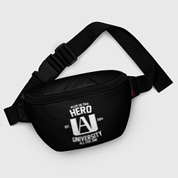 Поясная сумка My Hero Academia белый лого, цвет: 3D-принт — фото 2