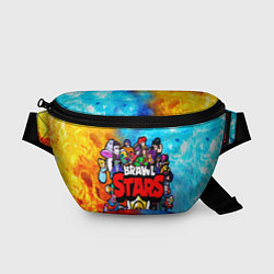 Поясная сумка BrawlStars All heroes, цвет: 3D-принт