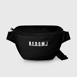 Поясная сумка NEBOMJ Black, цвет: 3D-принт