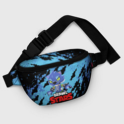 Поясная сумка BRAWL STARS ОБОРОТЕНЬ LEON, цвет: 3D-принт — фото 2