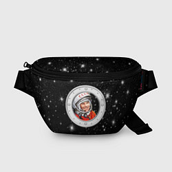 Поясная сумка Юрий Гагарин звездное небо, цвет: 3D-принт