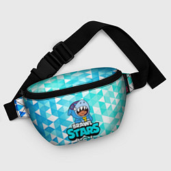 Поясная сумка BRAWL STARS LEON SHARK, цвет: 3D-принт — фото 2
