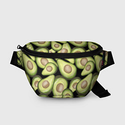 Поясная сумка Avocado background, цвет: 3D-принт