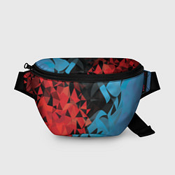 Поясная сумка Fire and water, цвет: 3D-принт