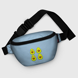 Поясная сумка Авокадо, цвет: 3D-принт — фото 2