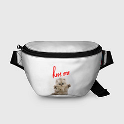 Поясная сумка Kiss me cat, цвет: 3D-принт