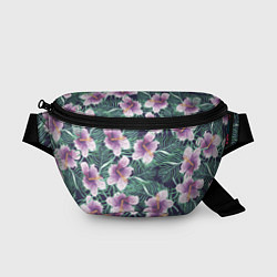 Поясная сумка Тропический цветок, цвет: 3D-принт