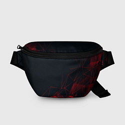 Поясная сумка RED STRIPES, цвет: 3D-принт